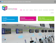 Tablet Screenshot of newlandmedia.co.uk